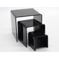 thumbnail image 3 of FixtureDisplays® 2"3"4"Black Plexiglass Lucite Acrylic Display Risers -1/8" Thick 20004, 3 of 4