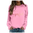 thumbnail image 2 of Women's Sweatshirts 2025 Perfectly Imperfect Sweatshirt Mental Health Sweatshirts Pullover Tops Sweatshirt for Women, 2 of 5