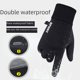 thumbnail image 4 of Guantes cálidos para exteriores de otoño e invierno, para deportes, equitación, resistentes al viento, impermeables, con pantalla táctil, para montañismo y esquí para hombres, 4 of 5