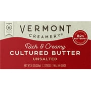 Vermont Creamery Cultured Stick Butter Unsalted, 8 oz, 2 Sticks