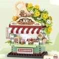 thumbnail image 1 of DIY Architecture Restaurant Coffee Shop Ice Cream Car Store Street View Building Blocks Kit Girls Bricks Classic Model Kid Toys,no Box 290pcs,minibricks, 1 of 6