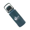thumbnail image 2 of 1500ml Vacuum Water Bottle Leak Proof Large Capacity Double Walled Stainless Steel Insulated Sports Cup for Camping Green, 2 of 5