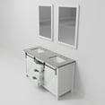 thumbnail image 6 of Marsyas 60 in W White Double Bath Vanity, Grey Quartz Countertop and 24 in Mirrors, 6 of 9