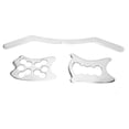 thumbnail image 3 of Scraping Massage Tools,3pcs / set Stainless Gua Sha Scraping Tools Stainless Steel Massage Tools Remarkable Clarity, 3 of 14