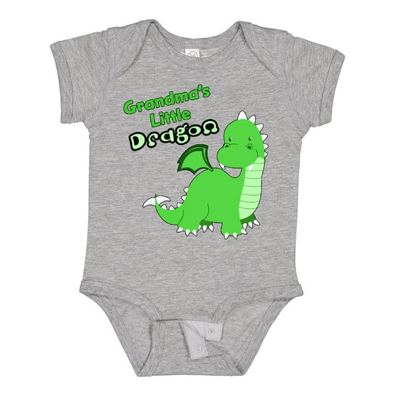 Inktastic Grandma's Little Dragon Boys or Girls Baby Bodysuit