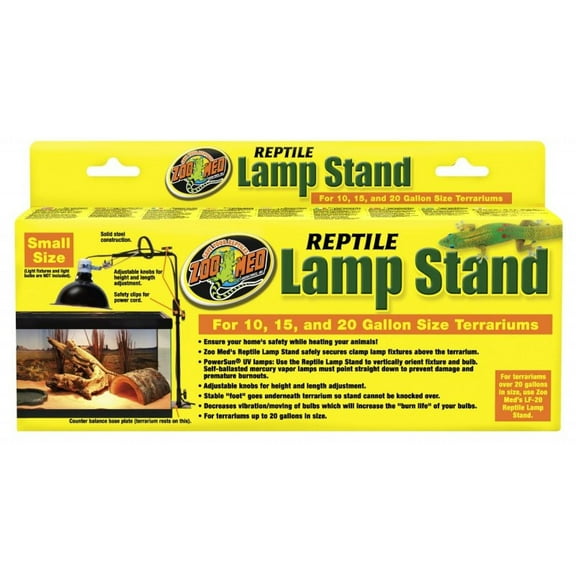 Zoo Med Reptile Lamp Stand [Reptile Power Strips and Timers, Reptile Supplies] Small - 1 count