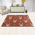 thumbnail image 3 of Animal Dog Color Tile Pattern Memory Foam Area Rug 31"x20" Non Slip, Absorbent, Fade Proof for Living Room, Bedroom, Office, 3 of 7