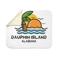 thumbnail image 4 of CafePress - Alabama Dauphin Island - Sherpa Fleece Throw Blanket 60" x 50", 4 of 5