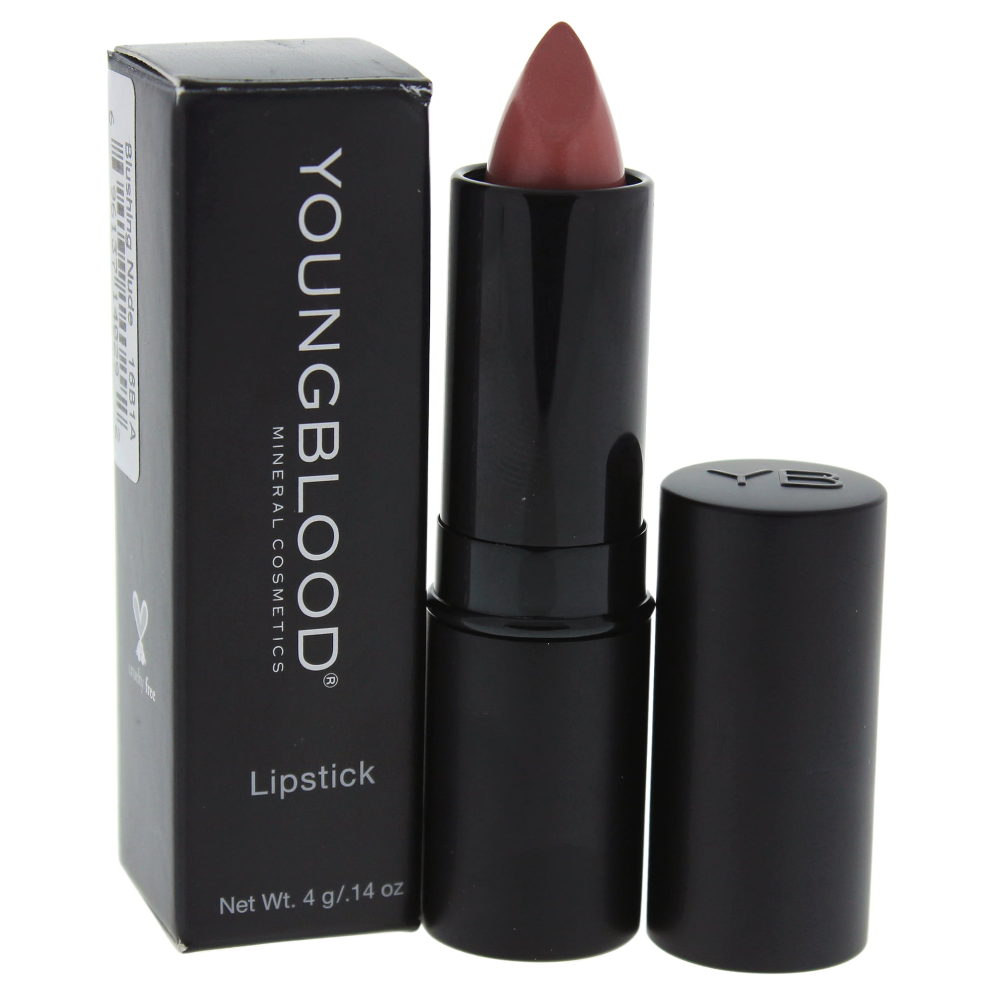 Youngblood Lipstick Blushin Nude by Youngblood for Women 0.14 oz