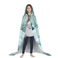 thumbnail image 3 of Honeii Gnome And Red Fox Fishing Print Poncho Cape, Cloak Coat, Snuggly Hooded Wearable Blanket, Hooded Cape For Teenagers,Halloween Costumes-Large, 3 of 7