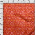 thumbnail image 2 of oneOone Cotton Silk Dark Peach Fabric Batik Craft Projects Decor Fabric Printed By The Yard 42 Inch Wide - 64, 2 of 4
