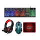 thumbnail image 1 of 1 Configure el teclado del teclado del mouse Auriculares y Mousepad USB Accesorio de computadora con cable, 1 of 5