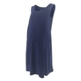 thumbnail image 3 of Robe pour Femmes, Robe d'Allaitement à Manches Courtes et Col Rond pour l'Accouchement, Rayonne Spandex Respirante, Nuisette Trapèze, 3 of 7