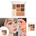 thumbnail image 4 of HILABEE Eyeshadow Makeup Plate Sparkly Retro Highlight High Gloss Red Brown, 4 of 6