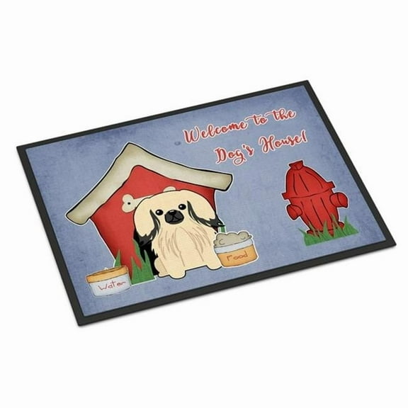 Dog House Collection Pekingnese Cream Door Mat