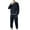 Navy, variant on Fancifize Mens 2 Piece Sweatsuits Sets Long Sleeve Sweatshirts and Elastic Bottom Sweatpants Casual Loose Tracksuit Relaxed Fit Outfits With Pocket