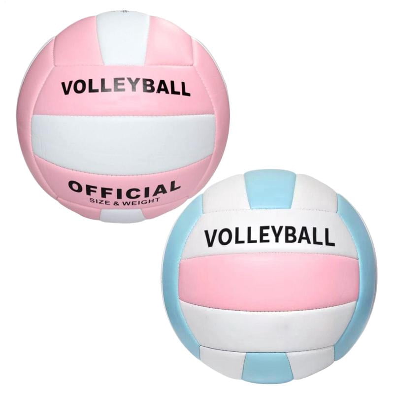 Training Volleyball Soft Wear Resistant Practice Ball for Indoor Outdoor Court Beach Pool Park School Sports Team Games