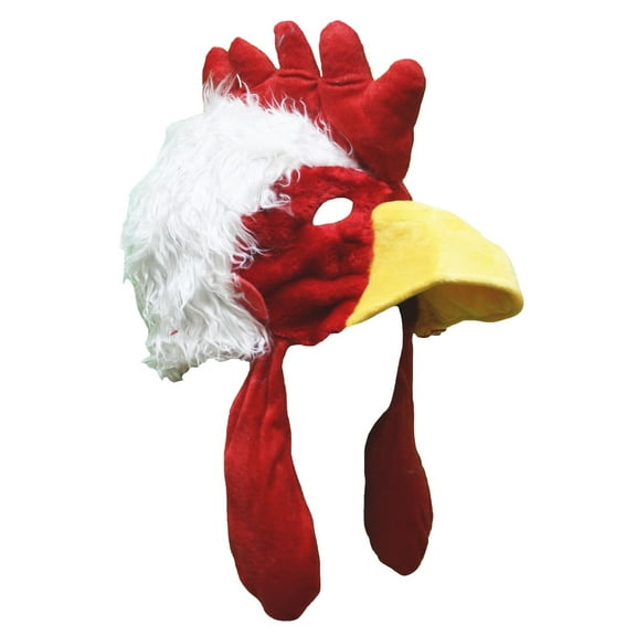 Petitebelle Chicken Costume Hat (White, One Size)