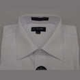 thumbnail image 6 of Mens Milani dress shirt soft cotton Blend easy wash business long sleeves white, 6 of 6