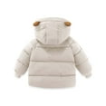 thumbnail image 3 of fatyb Toddler Fleece Lined Winter Hooded Jackets Little Girls Boys Thermal Quilted Coat with Pockets, 3 of 4