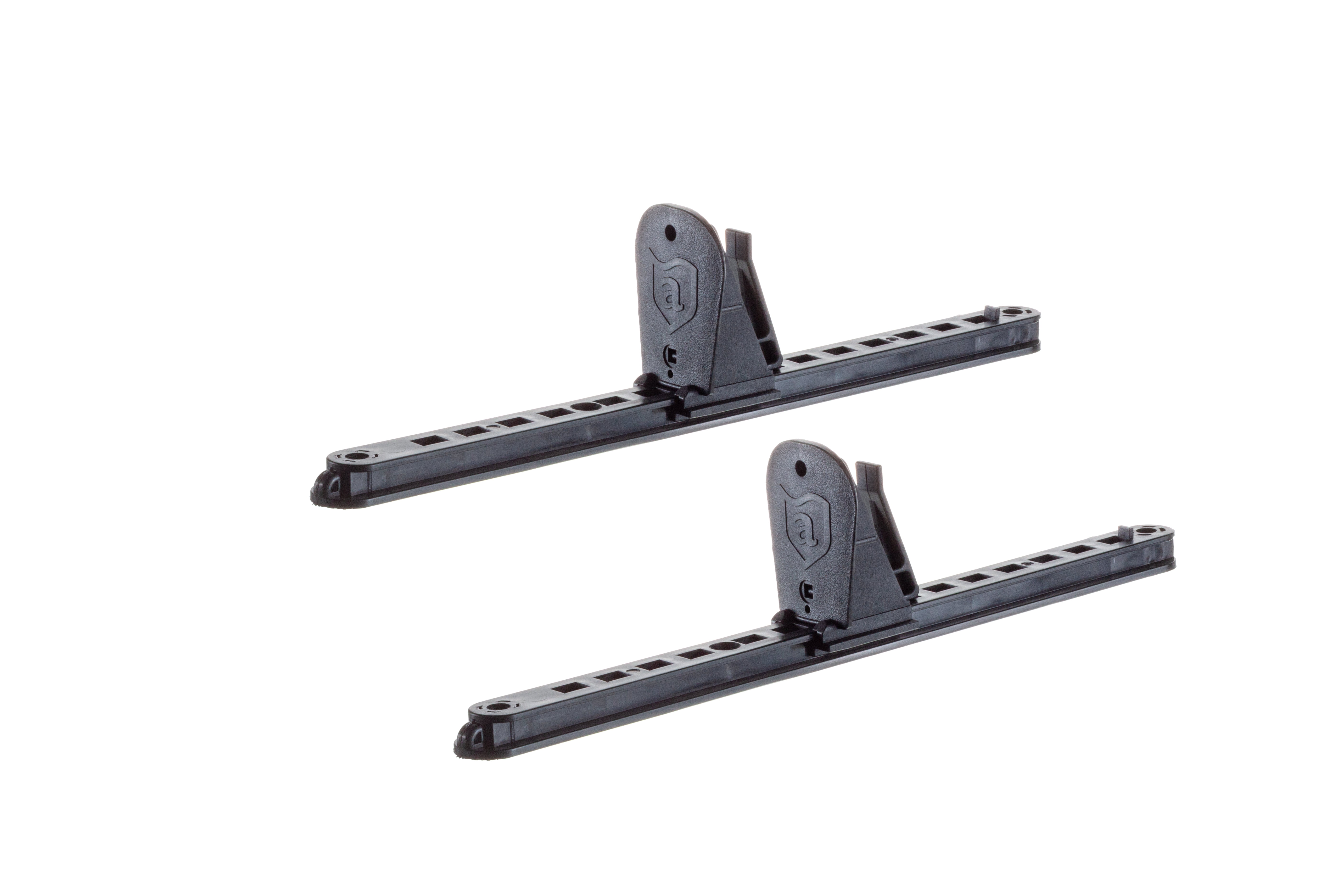 17" Black Attwood Marine Kayak Foot Braces 15 Trigger Lock Adjustable