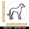 thumbnail image 2 of Speedy Lanky Greyhound Dog Rubber Stamp for Scrapbooking Crafting Stamping - Small 3/4 Inch, 2 of 7