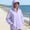 Purple, variant on Womens Lightweight Hooded Jackets Ice Silk Waterproof Sun Protection Windbreakers with Pockets Casual Hiking Outdoor Tops