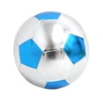 thumbnail image 4 of Siruishop 25cm Inflatable Soccer Ball Glossy Training for Club Competition Sports Gift Blue, 4 of 8
