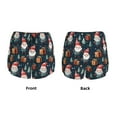 thumbnail image 5 of Picia Cute Santa Claus Gift Pattern Women's 2 in 1 Athletic Running Shorts High Waisted Workout Casual Gym Sweat Shorts with Comfy Liner Zipper Pockets-XX-Large, 5 of 9