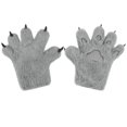 thumbnail image 4 of Guantes con forma de pata de gatito perfecl para adultos Gris, 4 of 8