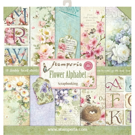 - Stamperia Double-Sided Paper Pad 12