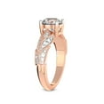 thumbnail image 4 of Princess Shape 5 Carat IGI Certified Lab Grown Diamond Ring | 14K Rose Gold |Vintage Willow Lab Diamond Engagement Ring | FG-VS1-VS2 Quality Friendly Diamonds, 4 of 5