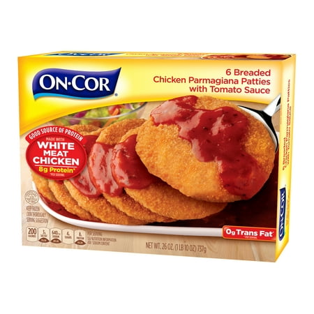 On-Cor Chicken Parmagiana with Tomato Sauce Packaged Meal, 26 oz, (Frozen)