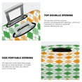 thumbnail image 3 of Yiaed St. Patrick's day argyle Print Travel Luggage Cover Suitcase Protector Covers Elastic Luggage Anti-scratch(No luggage included）-X-Large, 3 of 7