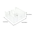 thumbnail image 2 of CIMAXIC Moderno De Servilletas Acrílico Transparente Para Oficinas Y Eventos, 2 of 7