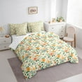 thumbnail image 3 of Castle Fairy Chic Flower 7-Piece Bedding Comforter Set for Girls,Rustic Vintage King Bedding Sets,Spring Graden Ultra Soft Bed Sheets,Super Cozy Room Decor, 3 of 8