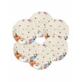 thumbnail image 7 of 13 Inch Round Placemats Set of 6, Orange Blue Pumpkins Fall Non Slip Heat Insulation PP Table Mats, Thanksgiving Maple Leaf Birds Washable Place Mats for Kitchen Dining Party Table Decor, 7 of 7
