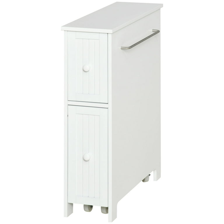  BAMACAR Thin Bathroom Storage Cabinet with Drawers