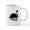 White, variant on CafePress - Black Swan Silhoutte Small Mug - 11 oz Ceramic Mug - Novelty Coffee Tea Cup