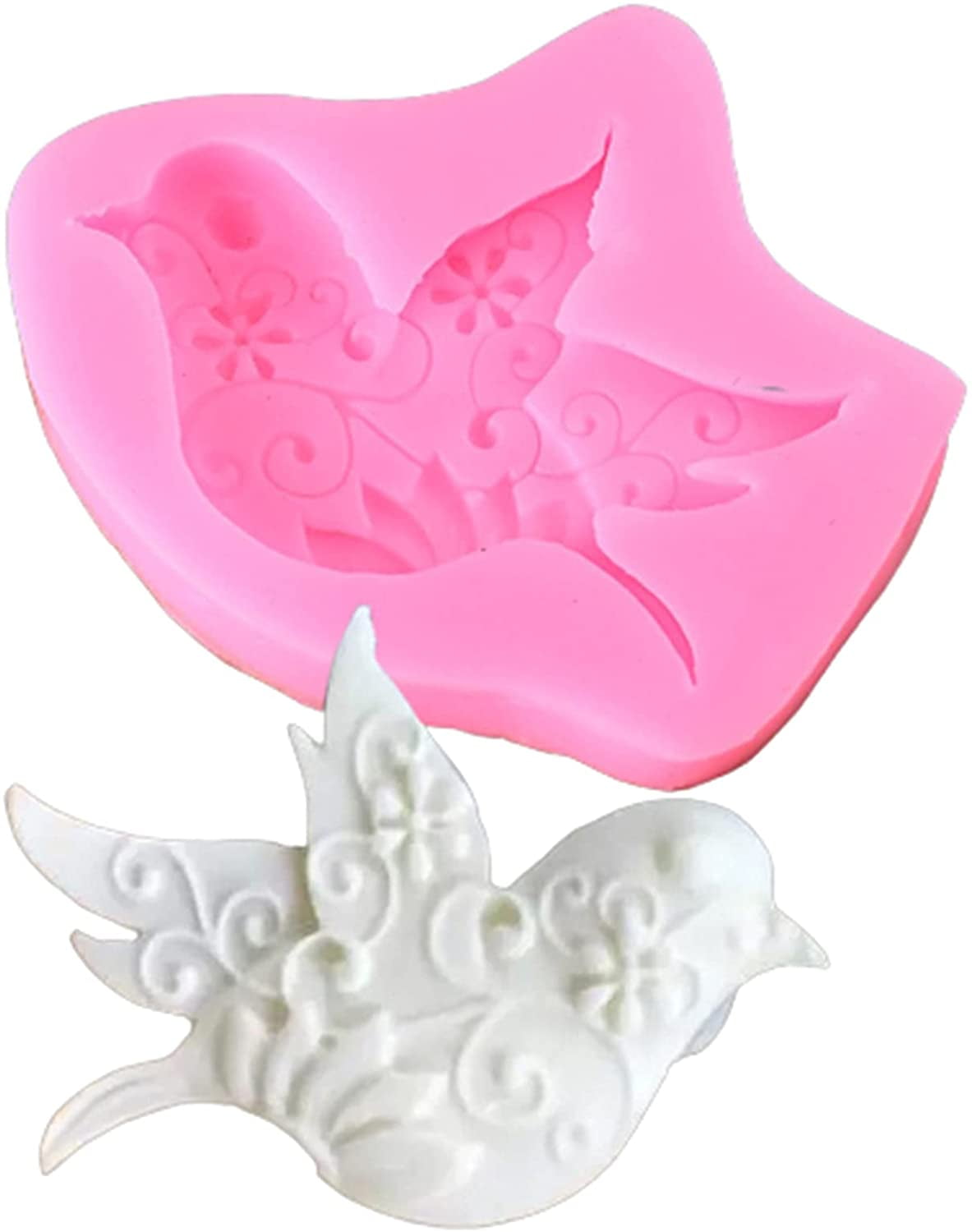 Cute Bird Fondant Silicone Mold Baking Chocolate Pastry Candy Cupcake Decor Tool
