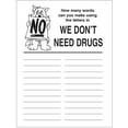 thumbnail image 3 of ZoCo: 25 Pack - We Don't Need Drugs Kid's Coloring & Activity Books, 3 of 9