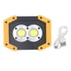 thumbnail image 1 of Luz de emergencia LED COB impermeable con soporte giratorio de 180° para uso en exteriores, 1 of 8