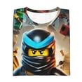 thumbnail image 7 of Ninjago Comedy Teen T-Shirt Crewneck Short Sleeve Double-Sided Print Summer Tee Shirts Top For Youth Boys Girls Children X-Large, 7 of 7