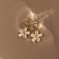 thumbnail image 1 of Opal Flower Earrings - Exquisite Temperament Jewelry for Everyday, 1 of 5