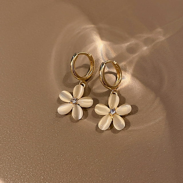 Opal Flower Earrings - Exquisite Temperament Jewelry for Everyday