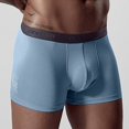 thumbnail image 3 of Zuwimk Mens Underwear Briefs,Men’s Underwear - Low Rise Briefs with Contour Pouch Blue,XL, 3 of 5