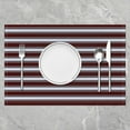 thumbnail image 2 of Stripes Placemats Set of 4 12"x18" Red Placemats for Dining Table Indoor Outdoor Kitchen Geometric Geometry Table Mats Placemat Simple Modern Decor Table Place Mats Room Decorations, 2 of 4