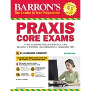 Barron's Test Prep PRAXIS Core Exams: Core Academic Skills for Educators, (Paperback)