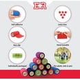 thumbnail image 2 of Ever Ready First Aid Wound Care Cohesive Bandage Wrap Self Adhesive Bandage, Rainbow 12-Pack, 2 of 5