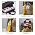 thumbnail image 3 of Balery Heavy Metal Style Guinea Pig Mochila ligera para hombre y mujer: duradera e impermeable, ideal para la escuela, el trabajo, viajes y uso diario., 3 of 7